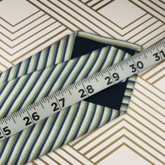 Náutica green and blue tie - Picture 4 of 4